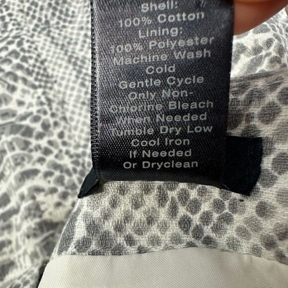 ANN TAYLOR Animal Snakeskin Print Pencil Skirt Office Career Sz 6 Petite - Picture 5 of 6